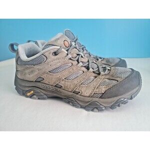Merrell Moab Ventilator Women’s 9.5 EU 41 Gray Hiking Shoes Vibram Sole - AS IS